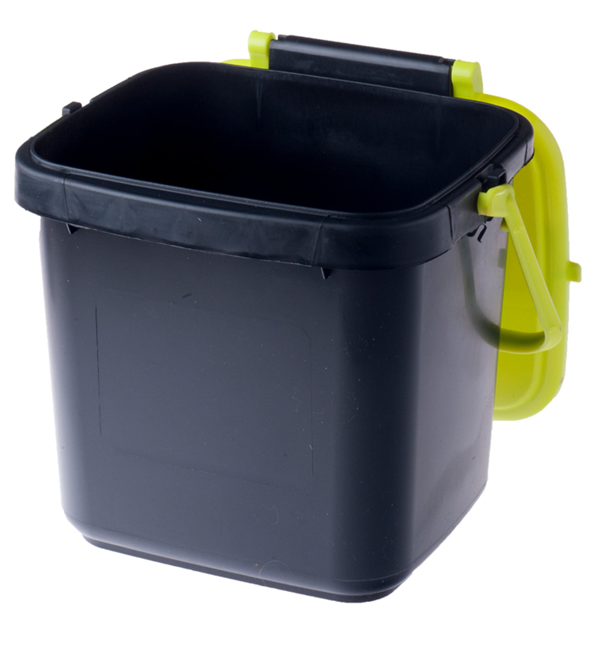 RSI 2 gal Black and Plastic Kitchen Composting Bin