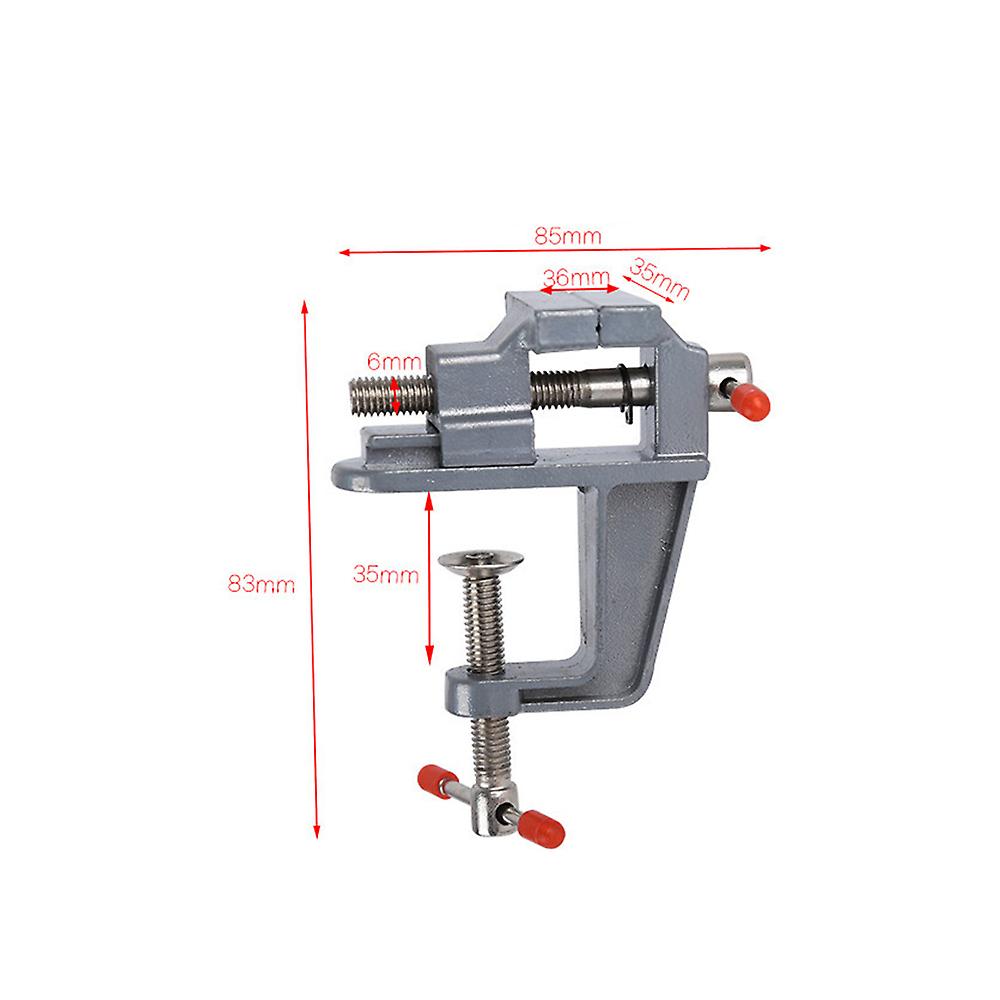 Aluminum Miniature Small Hobby Clamp On Table Multi-functional Mini Tool No.212194