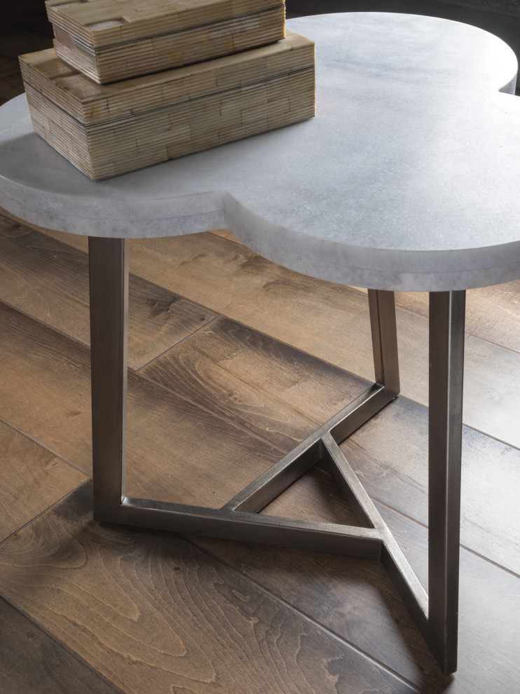 Aristo Clover End Table   Transitional   Side Tables And End Tables   by HedgeApple  Houzz