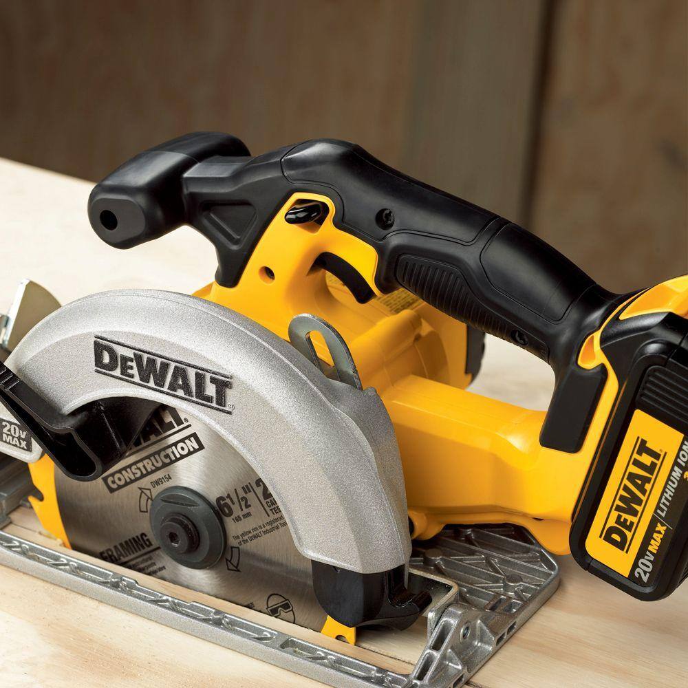 DW 20V MAX Cordless 6-12 in. Circular Saw with (1) 20V 5.0Ah Battery and Charger DCS391P1