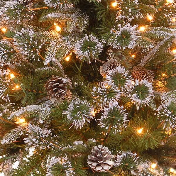 National Tree Company 4 ft. Liberty Pine Entrance Tree with Clear Lights