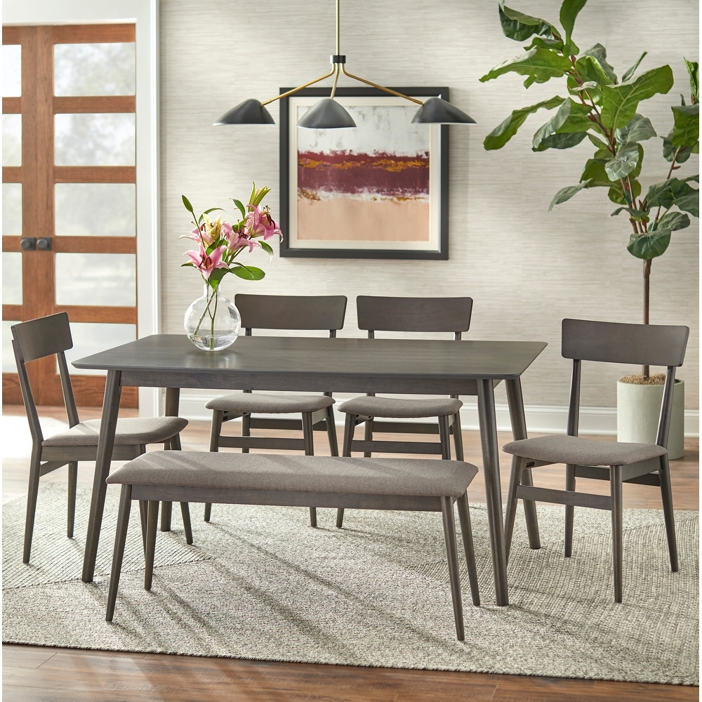 Simple Living Newington 6 piece Dining Set with Bench