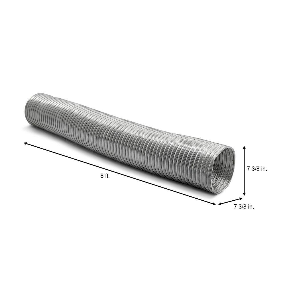 Everbilt 7 in. x 8 ft. Semi-Rigid Flexible Aluminum Duct MFX78XHD