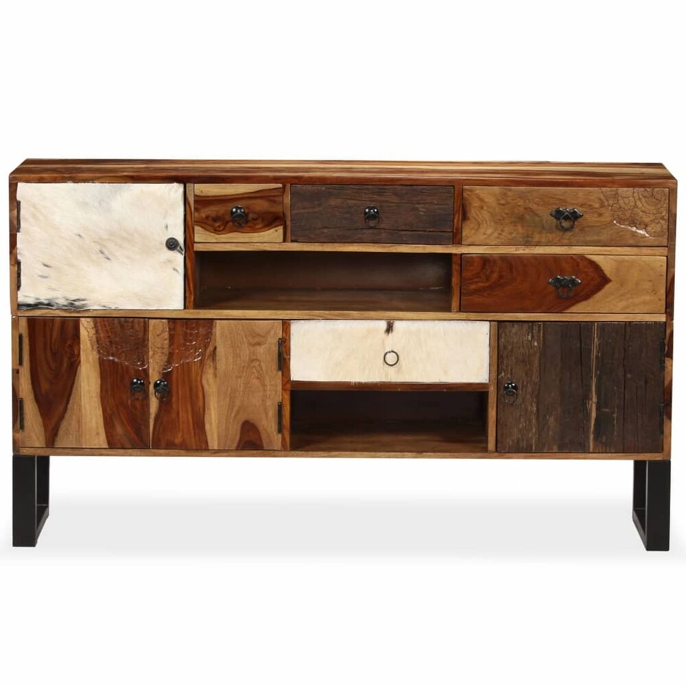 vidaXL Sideboard Solid Sheesham Wood 55.1\