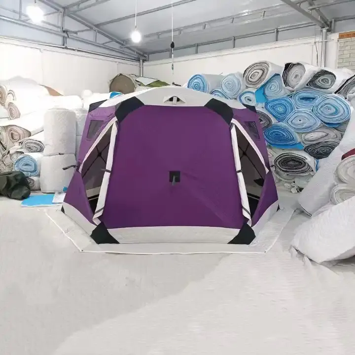 Pop Up custom Outdoor sauna portable Square hiking insulated camping ice cube winter fishing tent