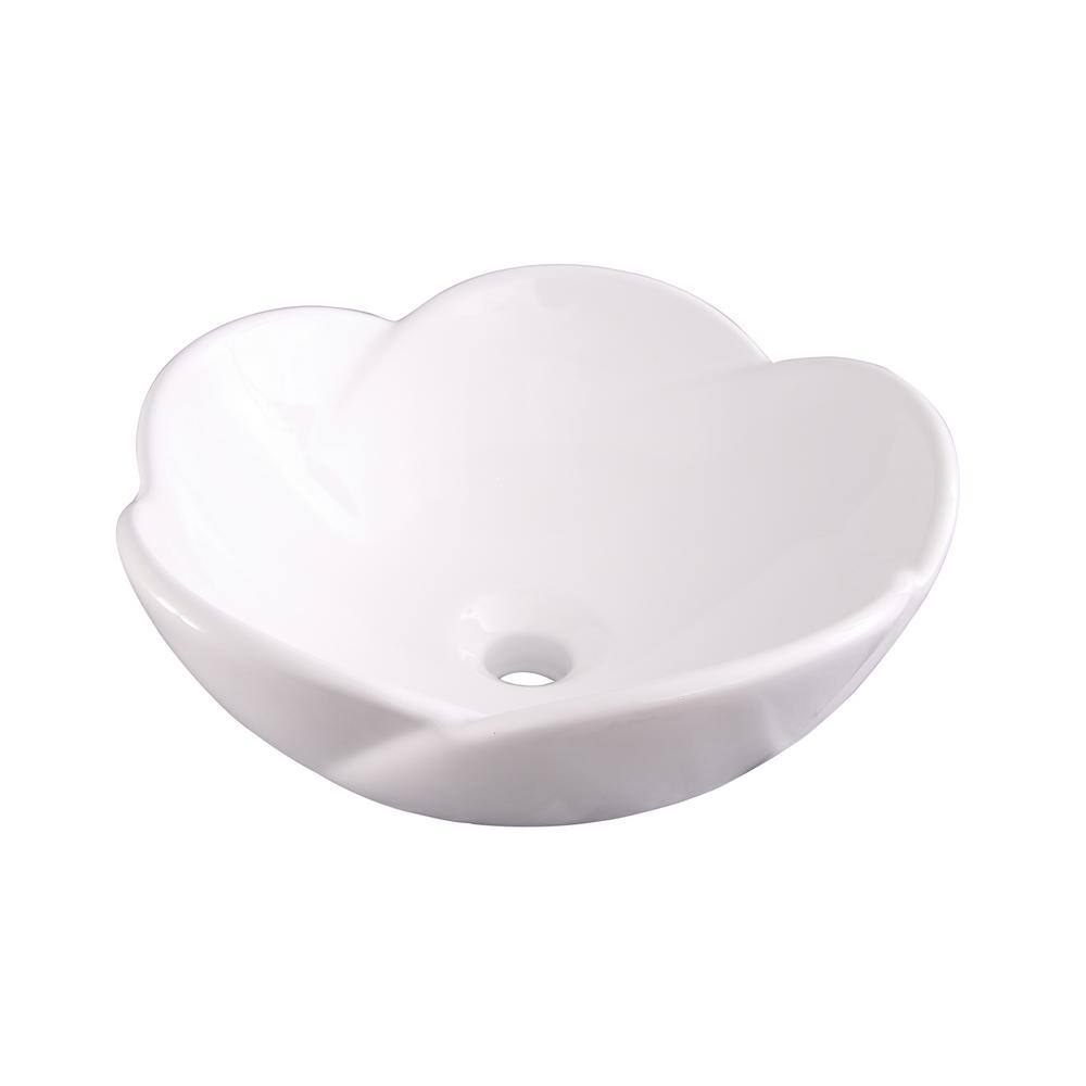 Barclay Products Alyssa Vessel Sink in White 4-457WH