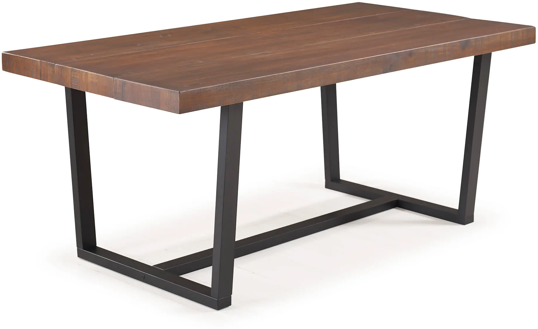 Argon Rustic Mahogany 72 Inch Dining Table - Walker Edison