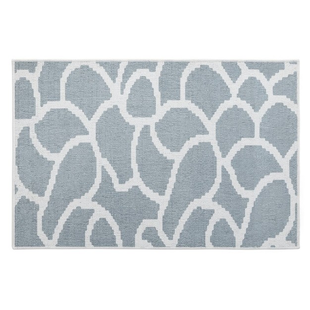 Sussexhome Stone Collection Cotton Heavy Duty Low Pile Area Rug 2 x27 X 3 x27