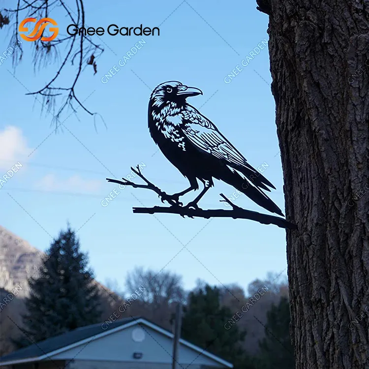 Corten steel flying birds metal wall art garden decor small garden decor rusty