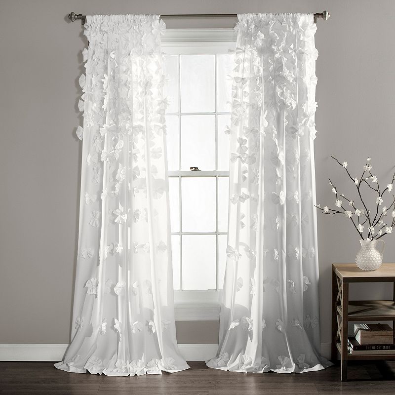 Lush Decor Riley Window Curtain Panel