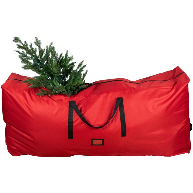 Red And Black Artificial Christmas Tree Storage Bag