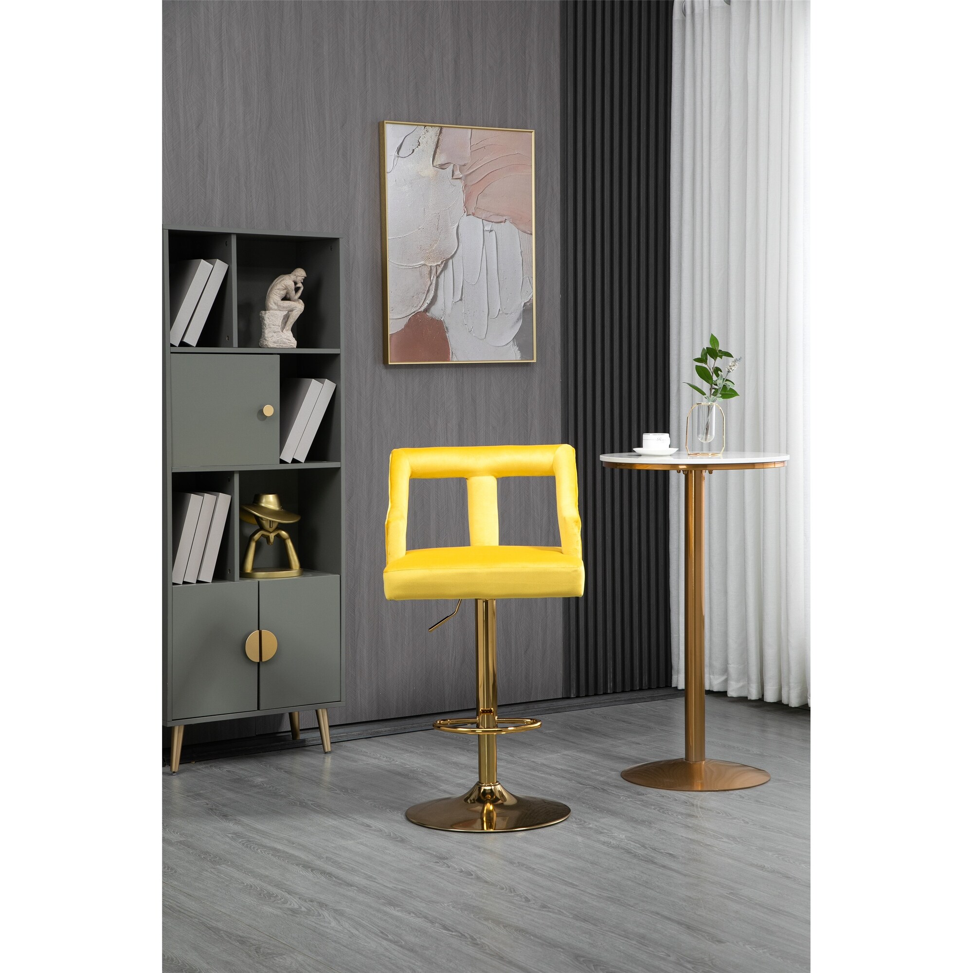 Counter Height Dining Chairs Bar Stools with Footrest