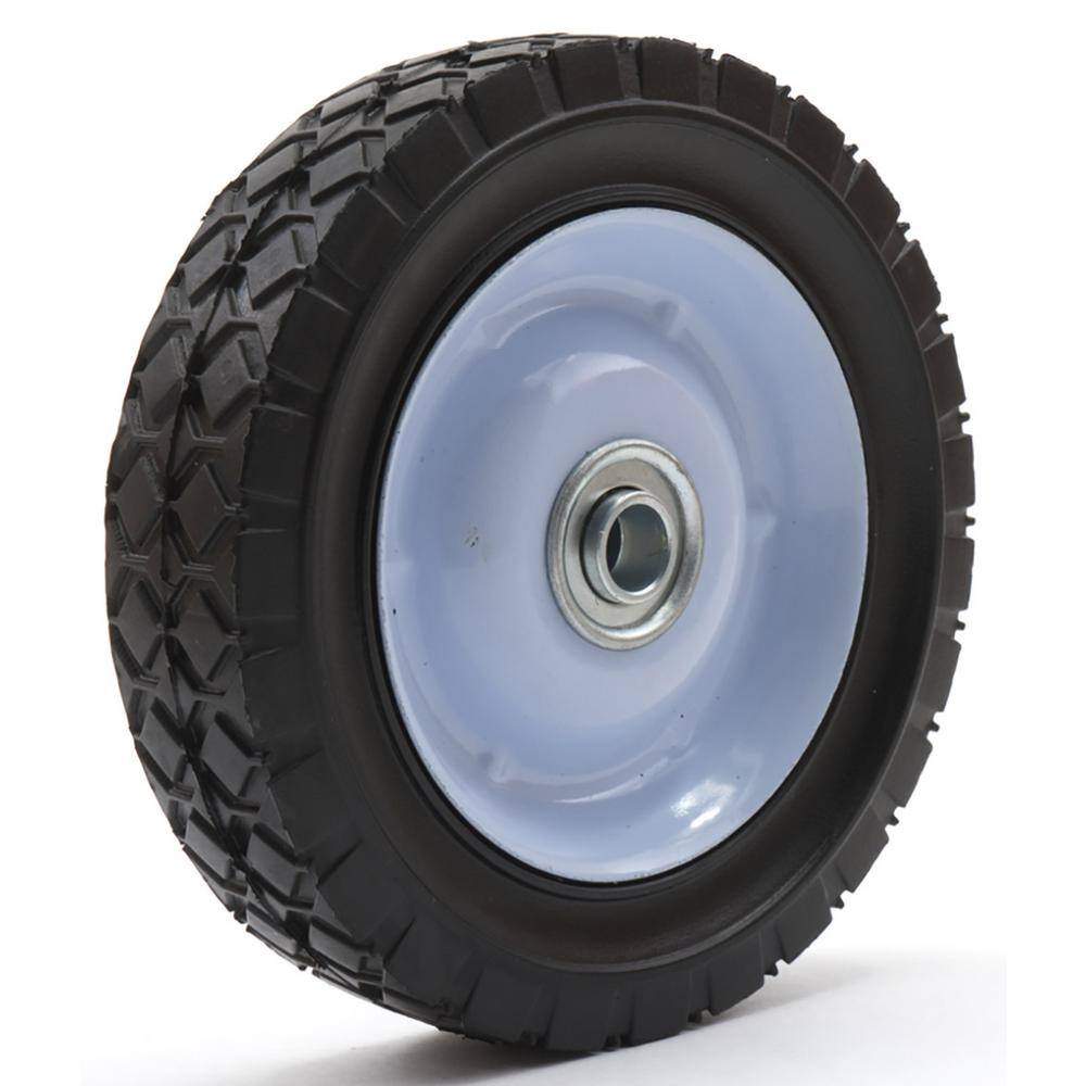 Arnold 6 in. x 1.5 in. Universal Steel Wheel with Shielded Ball Bearings for Extended Life 490-320-0001