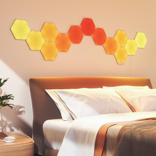 Nanoleaf 7pk Shapes Hexagon Smarter Kit Led Light Bulbs