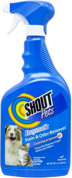 Shout Pets Enzymatic Stain and Odor Remover for Carpeting and Upholstery