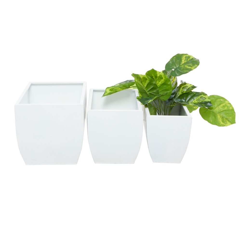 Metal Modern Planter (Set of 3)   S/3 20\