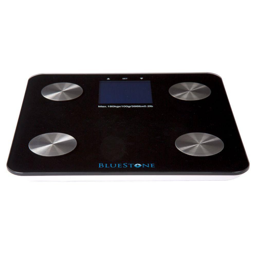 Bluestone Digital Large LCD Display Body Fat Scale in Black M010030