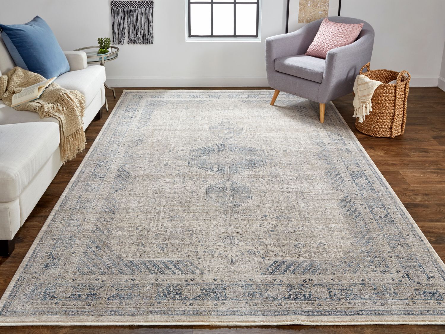 Gilford Gray Rug by BD Fine