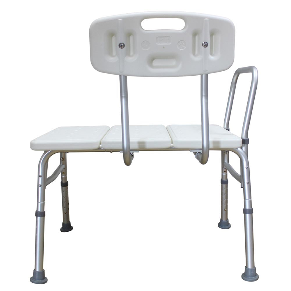 Yescom Tub Transfer Bench Shower Chair with Back Arm