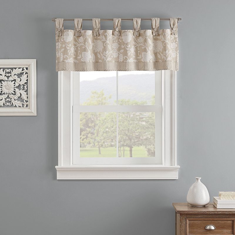 Waverly Stencil Vine Window Valance