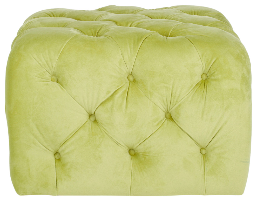 Safavieh Kenan Ottoman   Contemporary   Footstools And Ottomans   by Safavieh  Houzz