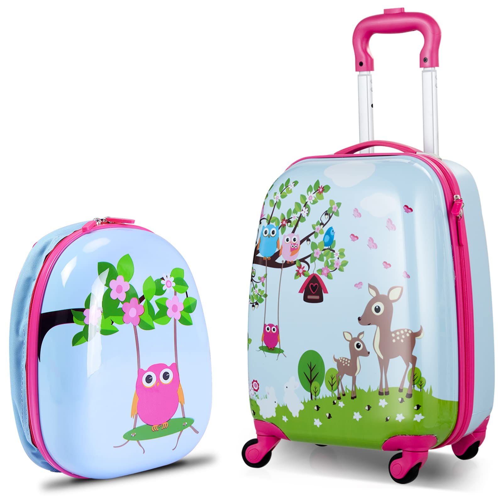 BABY JOY 2 PC Kids Luggage, 16