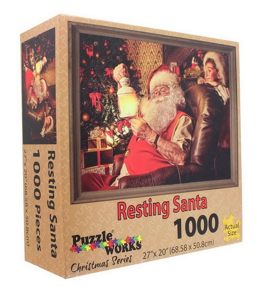 JPW JPW 80802RES C Resting Santa 1000 Piece Jigsaw...