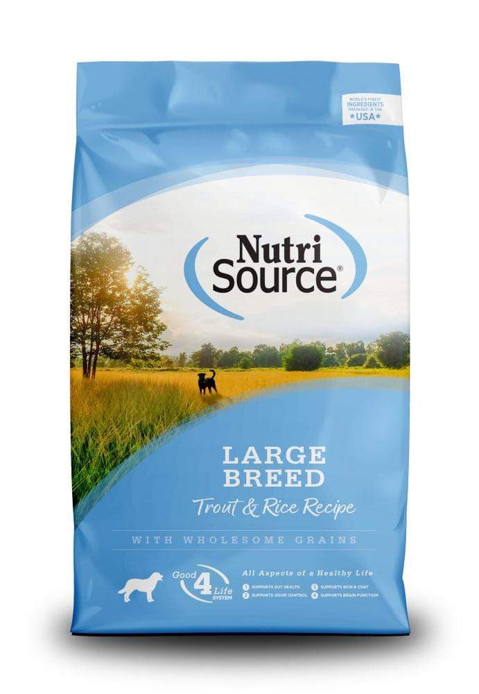 NutriSource Large Breed Trout and Rice Recipe Dry Dog Food