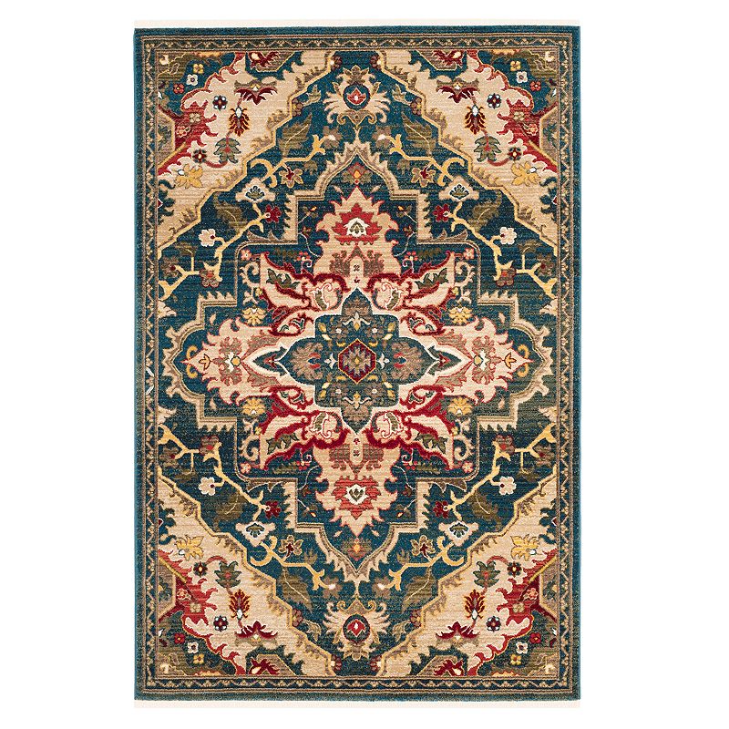 Safavieh Kashan Tiffany Medallion Framed Rug