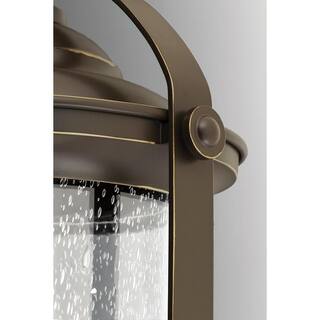 Progress Lighting Whitacre Collection 1-Light Integrated LED Outdoor Antique Bronze Post Light P540026-020-30