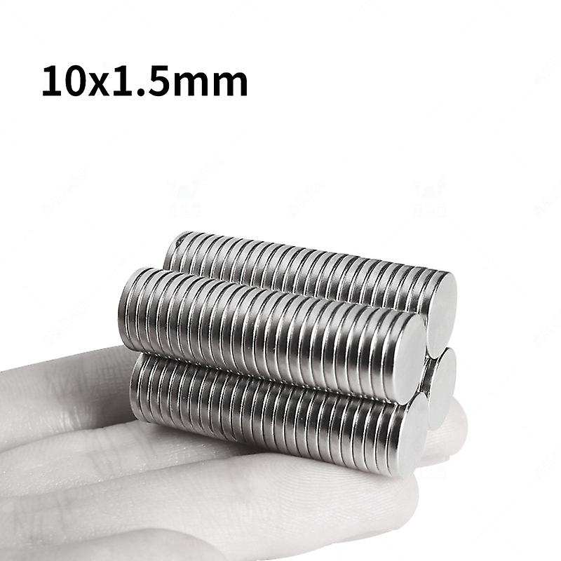 50~500pcs 10x1.5 Rare Earth Magnets Diameter 10x1.5mm Small Round Magnets 10mmx1.5mm Permanent Neodymium Magnets 10*1.5