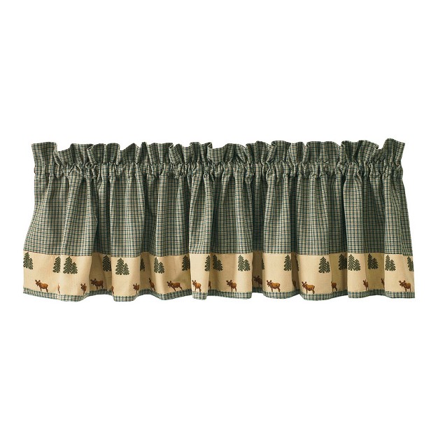 Park Designs Northern Exposure Valance 14 quot l Green