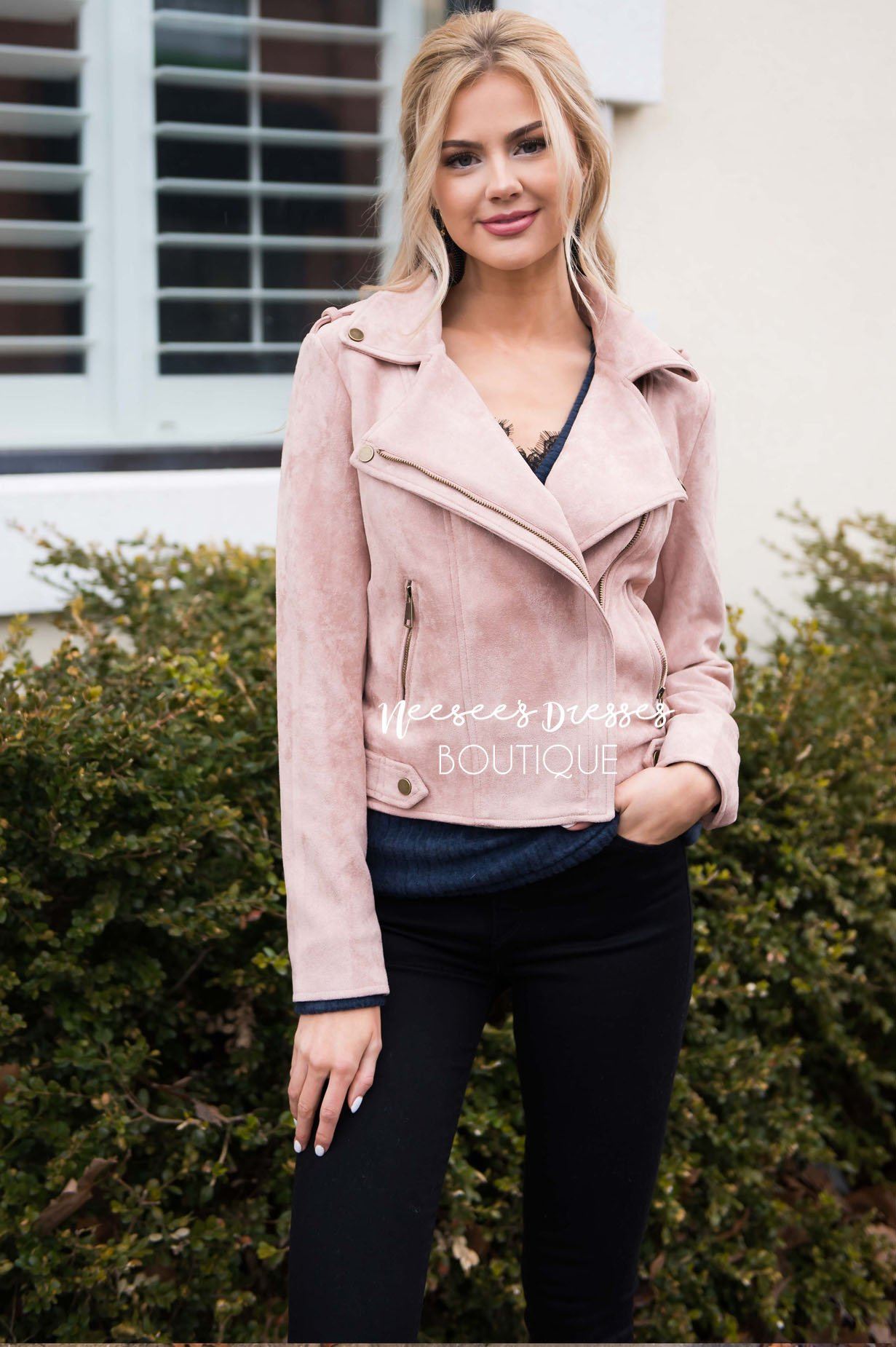 Pretty in Pink Moto Jacket