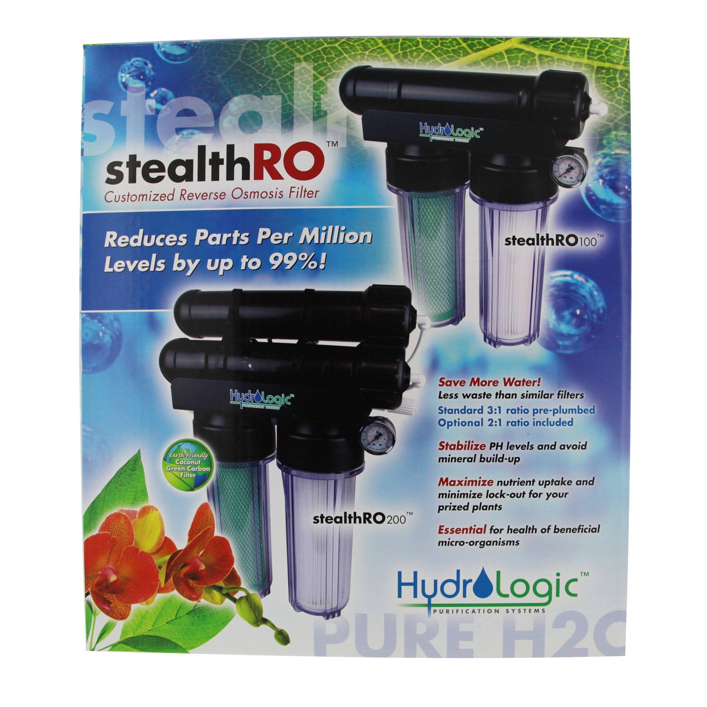 HydroLogic 31035 Stealth Reverse Osmosis Filter System 100GPD