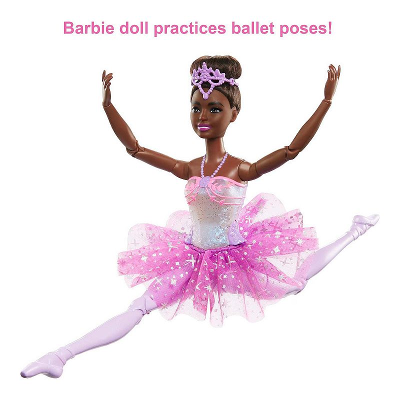 Barbie Magical Light-Up Ballerina Doll with Black Hair