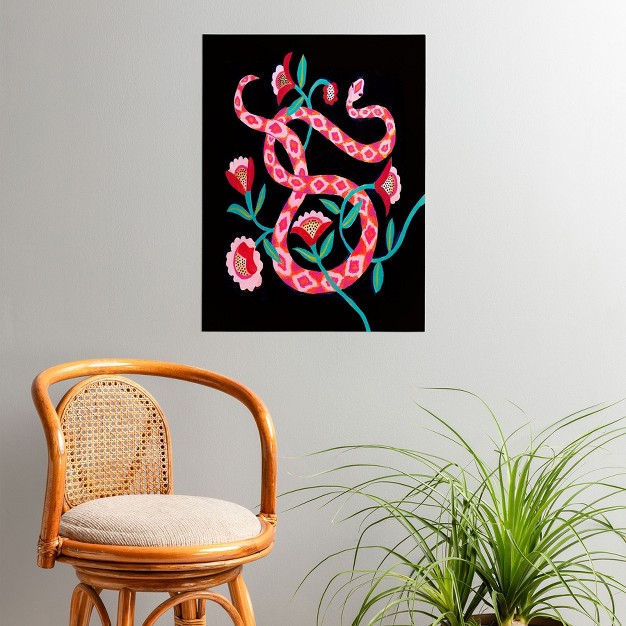 Misha Blaise Design Garden Snake Poster Society6