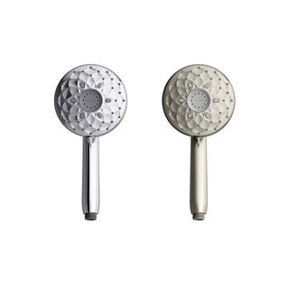 KOHLER Rosewood 6-Spray Patterns 4.9375 in. Wall Mount Handheld Shower Head in Vibrant Brushed Nickel K-REC27215-G-BN