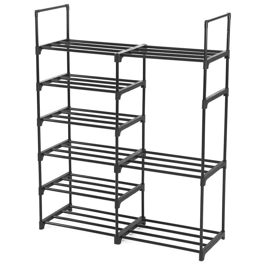 FAFIAR 6 Tiers Shoe Rack Organizer Metal 24-30 Pairs of ShoesandBoots