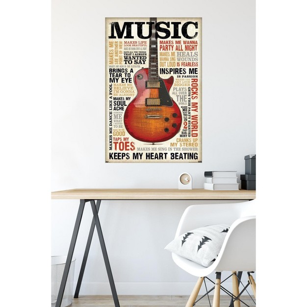 Trends International Music Inspires Me Unframed Wall Poster Prints