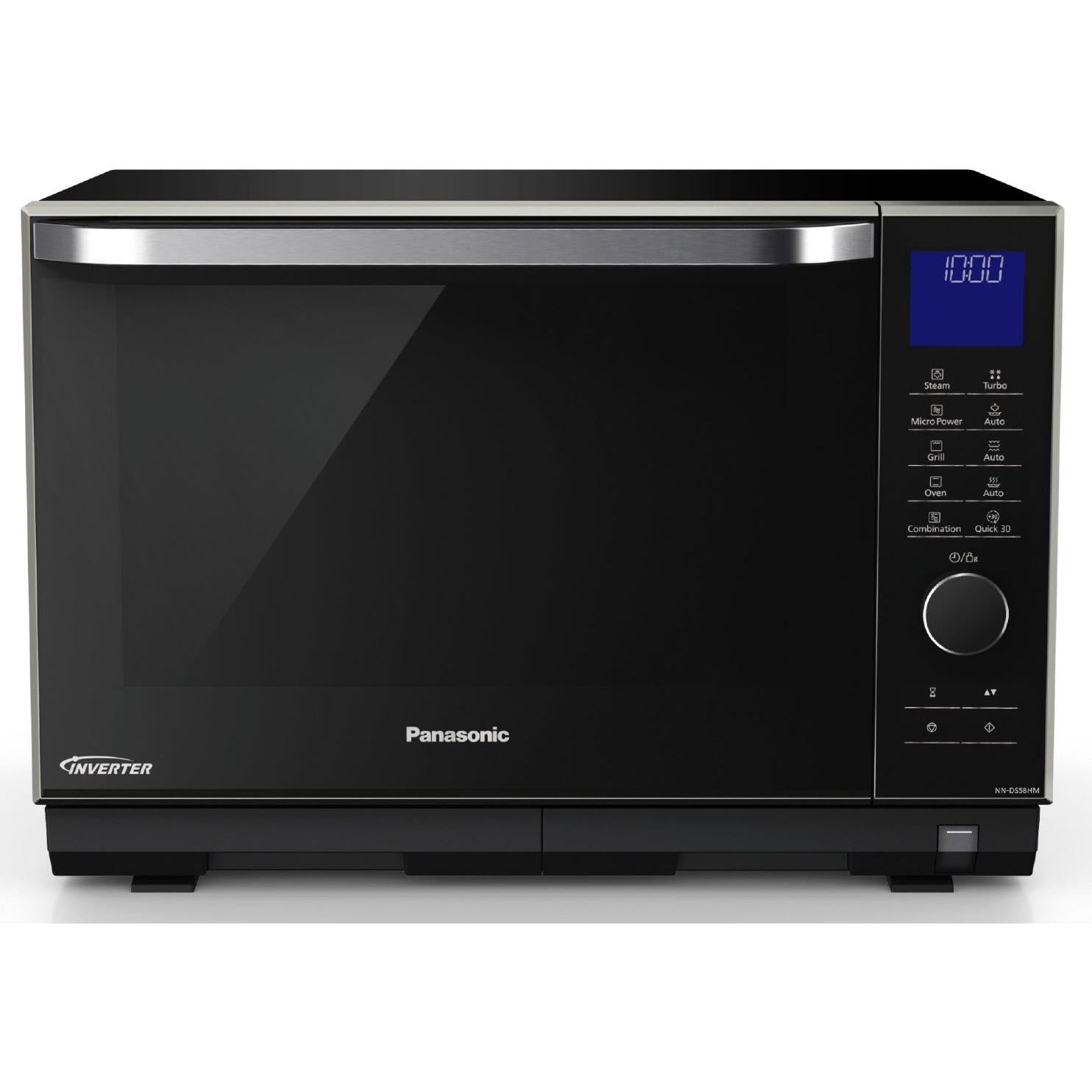 Panasonic 1.0 cu. ft. Countertop Microwave Oven with Steam Cooking NN-DS58HB