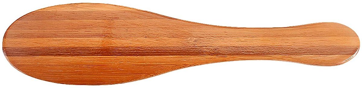 Bass Brushes Shine and Condition Pet Brush， Bamboo-Dark Finish