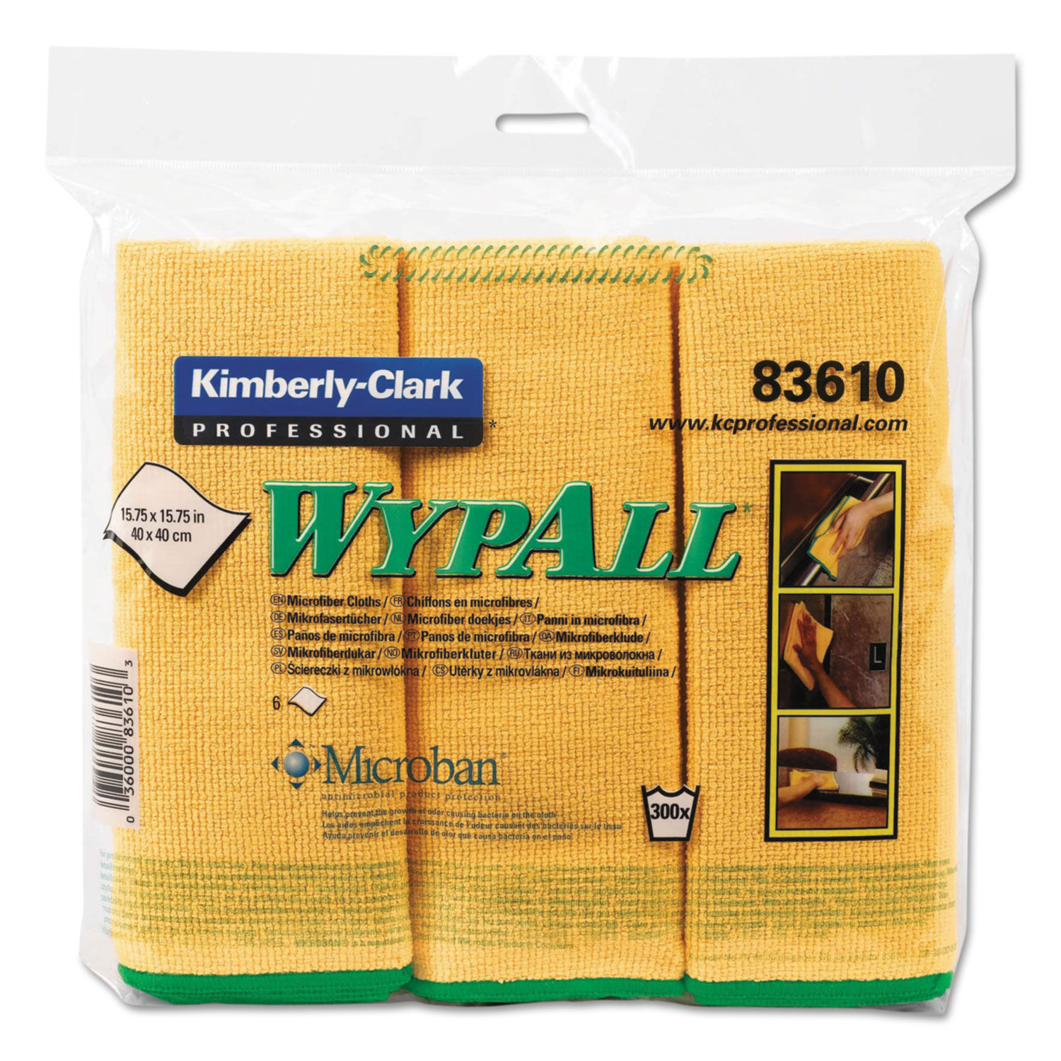 Microfiber Cloths by WypAllandreg; KCC83610