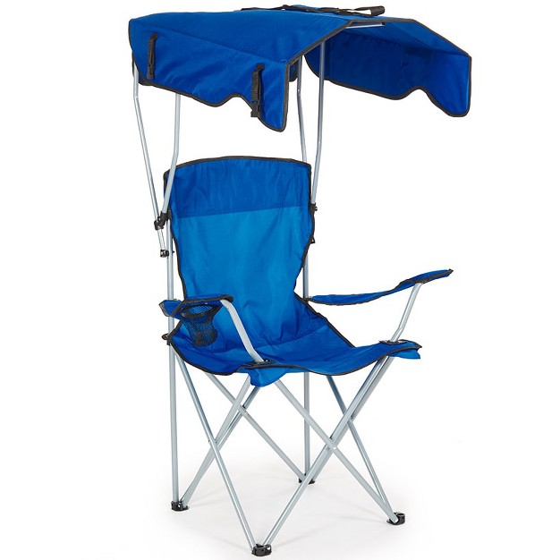 The Lakeside Collection Folding Chair With Cover Beach Chair With Canopy Shade