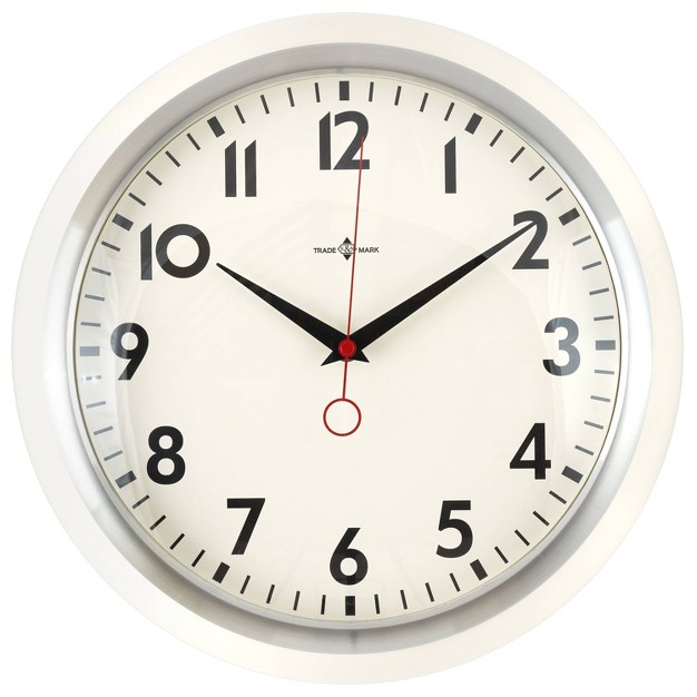 Schoolhouse Clock Cream