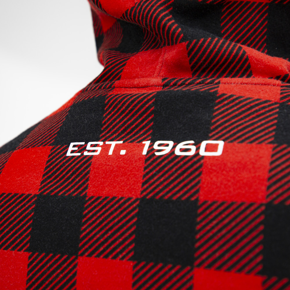 Eskimo Buffalo Plaid Cotton Hoodie Small