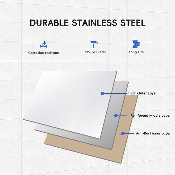 Stainless Steel Table with Overshelf，60