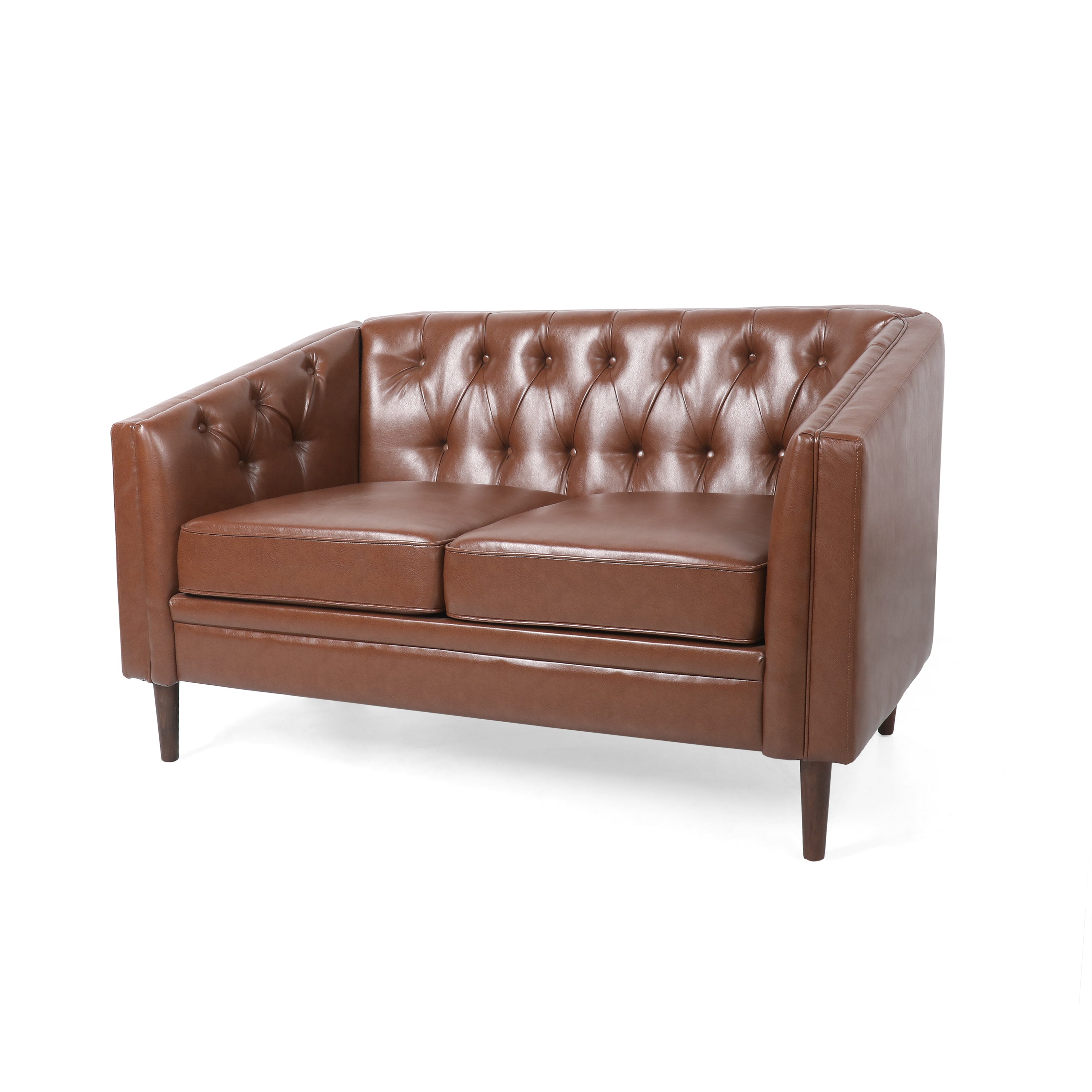 Jelm Contemporary Tufted Loveseat