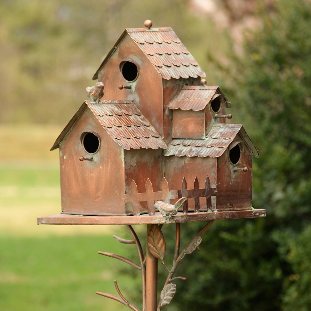 Country Style Iron Birdhouse \