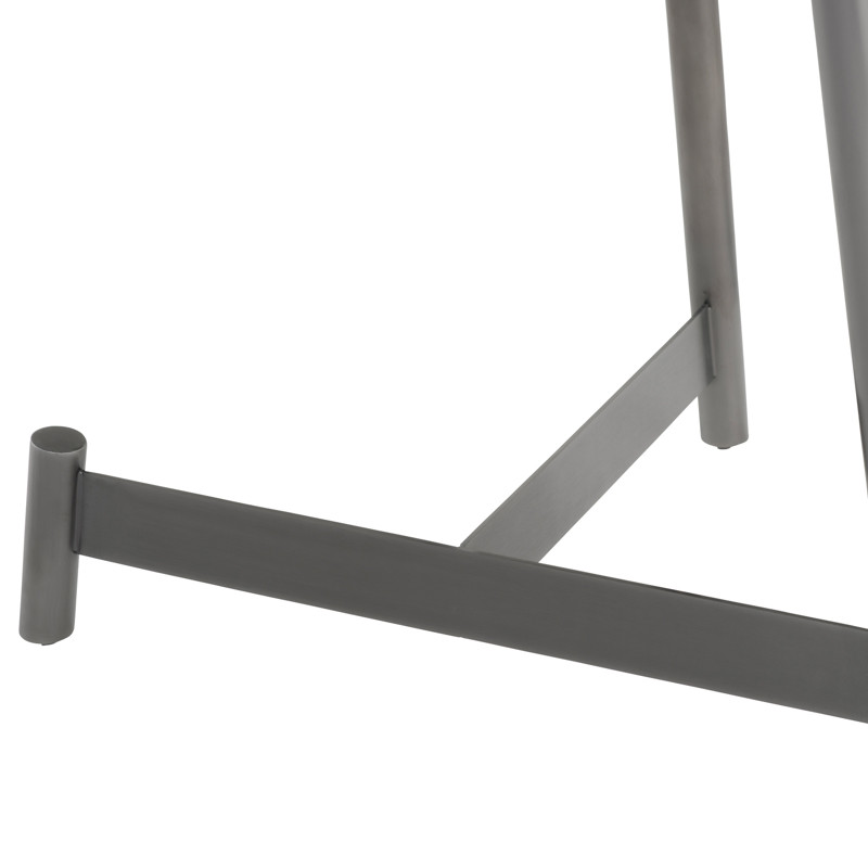 Landon Graphite Side Table   Contemporary   Side Tables And End Tables   by HedgeApple  Houzz