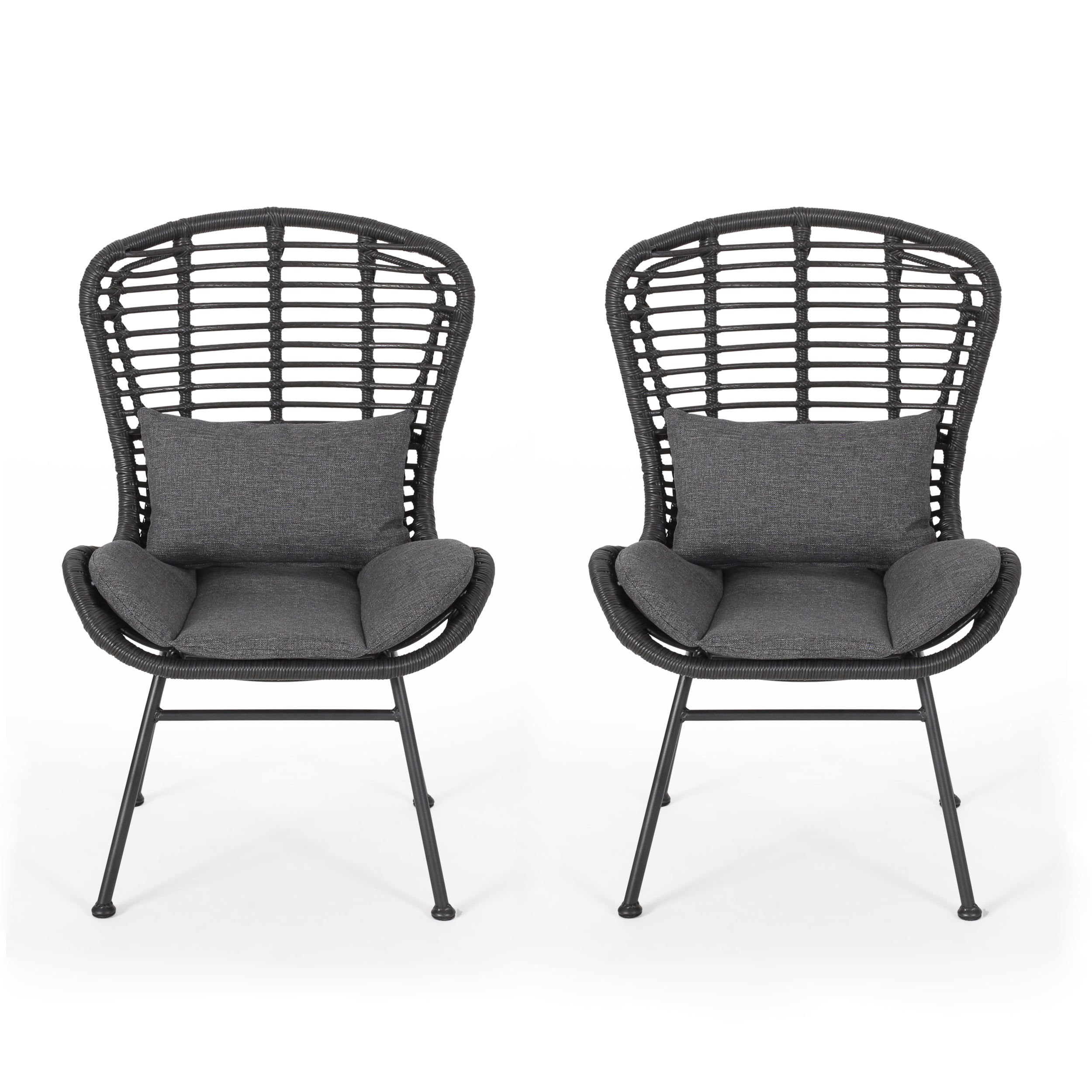 Qearl Outdoor Club Chairs (Set of 2)